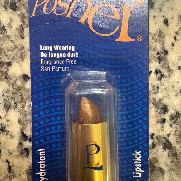 Posner Lipstick Bronze Shimmer 38111 Brand New Sealed 0.13 Oz - Picture 3 of 3